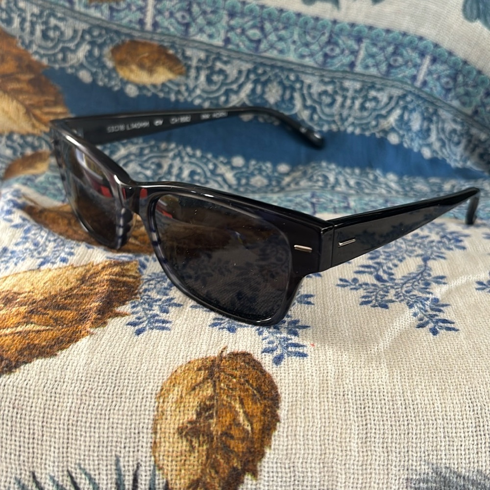 Cole Haan Sunglasses CH1682 Ink Horn Rectangular Frames 53-18-140